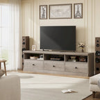 Meuble TV pour téléviseur de 75 pouces, meuble de divertissement avec tiroir de rangement - 65 pouces