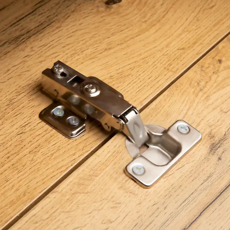 Meuble TV Wood+Grey 70 avec double rangement et porte abattante, pour TV jusqu'à 80 pouces