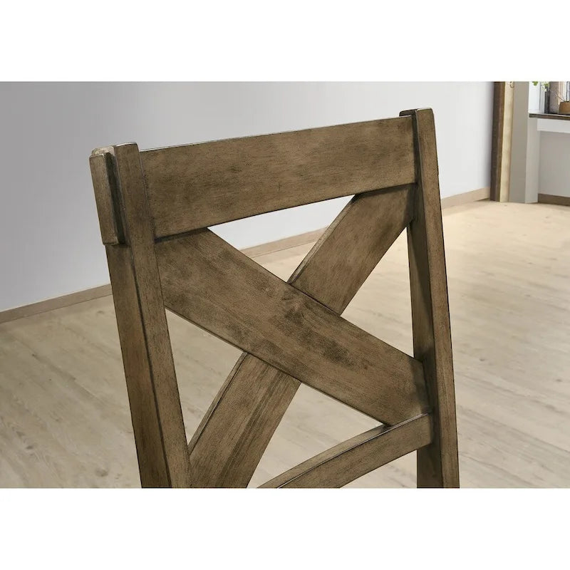 Chaise de salle à manger rembourrée Raven Wood (lot de 2)
