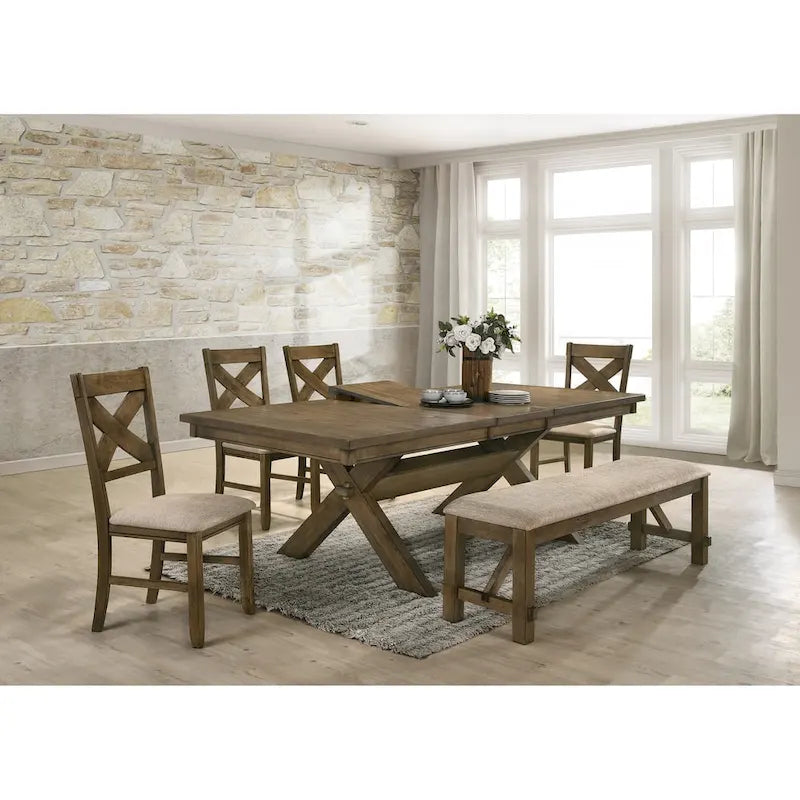 Chaise de salle à manger rembourrée Raven Wood (lot de 2)