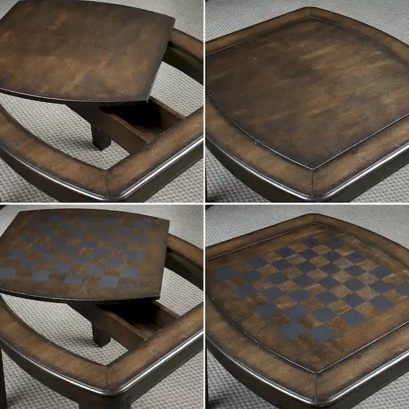 Table de jeu d'appoint Steve Silver Darlington avec échiquier