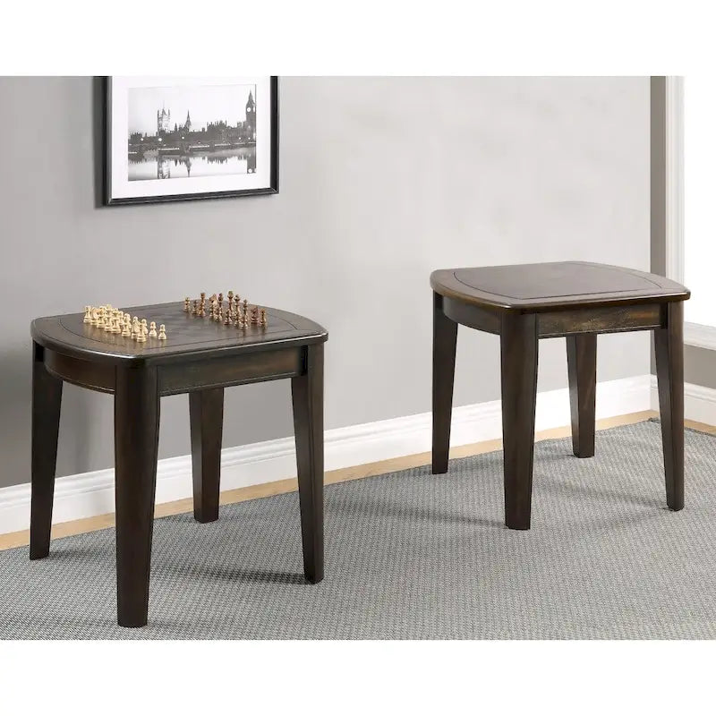 Table de jeu d'appoint Steve Silver Darlington avec échiquier