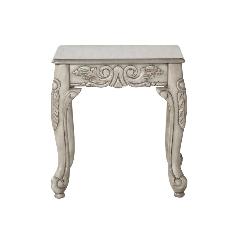 Ensemble de canapé et de causeuse San Marino en tissu bicolore avec cadre en bois et 3 tables, couleur ébène