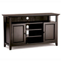 Meuble TV de transition en bois massif de 54 pouces de large Halifax - 54 L x 18,9 P x 31,9 H