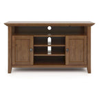 Meuble TV de transition en bois massif de 54 pouces de large Halifax - 54 L x 18,9 P x 31,9 H