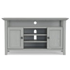 Meuble TV de transition en bois massif de 54 pouces de large Halifax - 54 L x 18,9 P x 31,9 H
