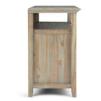 Meuble TV de transition en bois massif de 54 pouces de large Halifax - 54 L x 18,9 P x 31,9 H