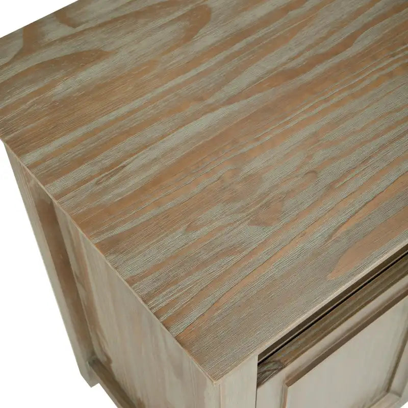 Meuble TV de transition en bois massif de 54 pouces de large Halifax - 54 L x 18,9 P x 31,9 H