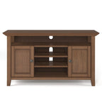 Meuble TV de transition en bois massif de 54 pouces de large Halifax - 54 L x 18,9 P x 31,9 H