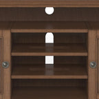 Meuble TV de transition en bois massif de 54 pouces de large Halifax - 54 L x 18,9 P x 31,9 H