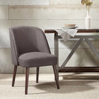 Chaise de salle à manger à dossier arrondi Larkin - 22,25l x 24,5p x 34,6h