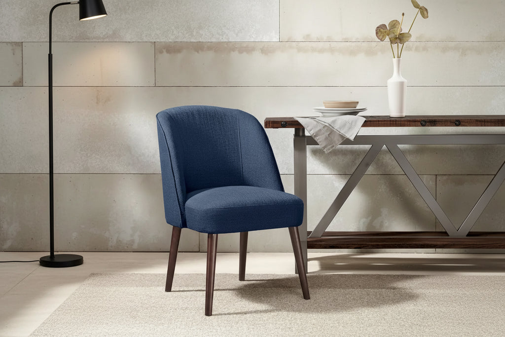 Madison Park Larkin Rounded Back Dining Chair - 22.25w x 24.5d x 34.6h