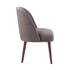 Chaise de salle à manger à dossier arrondi Larkin - 22,25l x 24,5p x 34,6h
