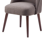 Chaise de salle à manger à dossier arrondi Larkin - 22,25l x 24,5p x 34,6h