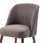 Chaise de salle à manger à dossier arrondi Larkin - 22,25l x 24,5p x 34,6h