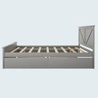 Lit plateforme en bois King Size