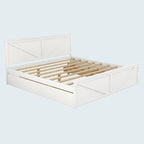 Lit plateforme en bois King Size