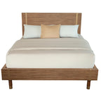 Lit plateforme Easton Wood couleur Sable (Beige)