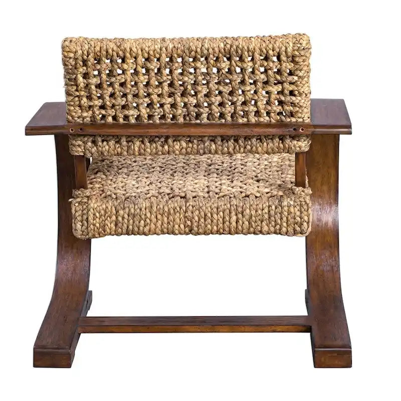 Fauteuil d'appoint tissé naturel Rehema