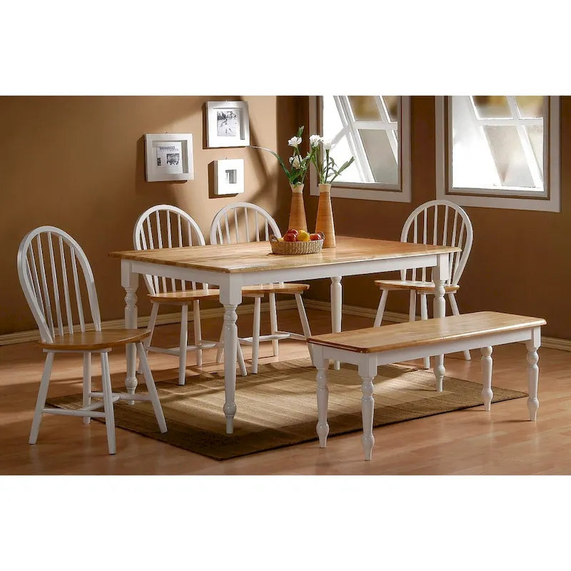 Table à manger rectangulaire Windsor - Crème
