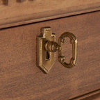 Table de chevet en bois à 3 tiroirs Couture Farzaneh