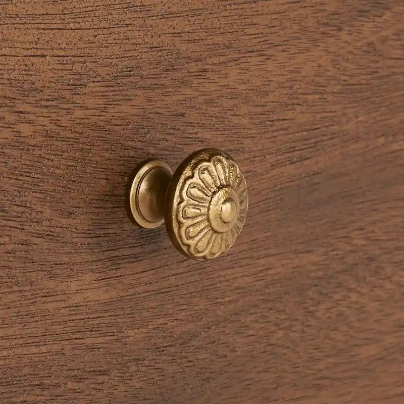 Table de chevet en bois à 3 tiroirs Couture Farzaneh