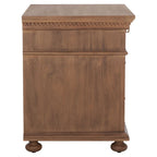 Table de chevet en bois à 3 tiroirs Couture Farzaneh