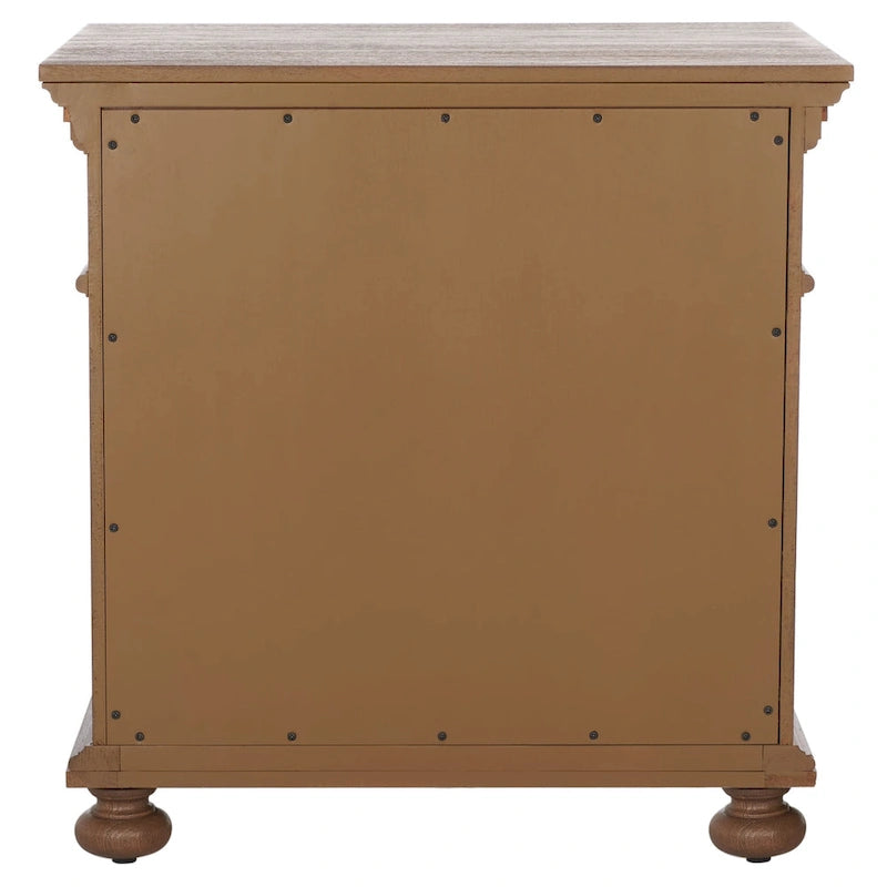 Table de chevet en bois à 3 tiroirs Couture Farzaneh