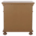 Table de chevet en bois à 3 tiroirs Couture Farzaneh