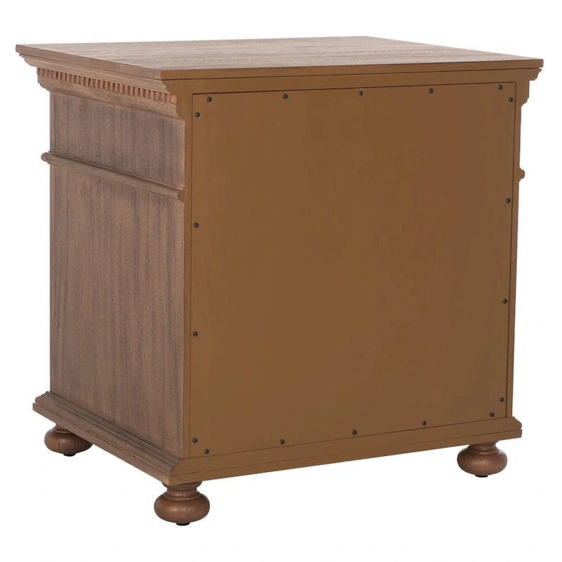 Table de chevet en bois à 3 tiroirs Couture Farzaneh