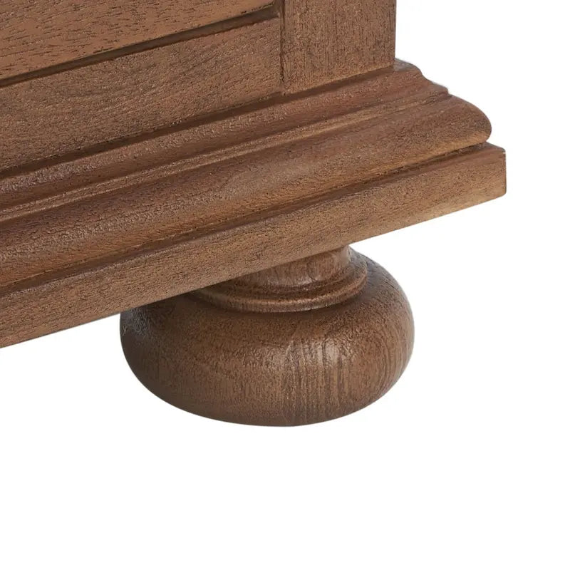 Table de chevet en bois à 3 tiroirs Couture Farzaneh