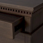 Table de chevet en bois à 3 tiroirs Couture Farzaneh