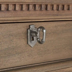 Table de chevet en bois à 3 tiroirs Couture Farzaneh
