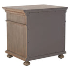 Table de chevet en bois à 3 tiroirs Couture Farzaneh