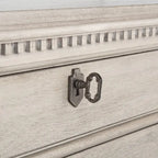 Table de chevet en bois à 3 tiroirs Couture Farzaneh