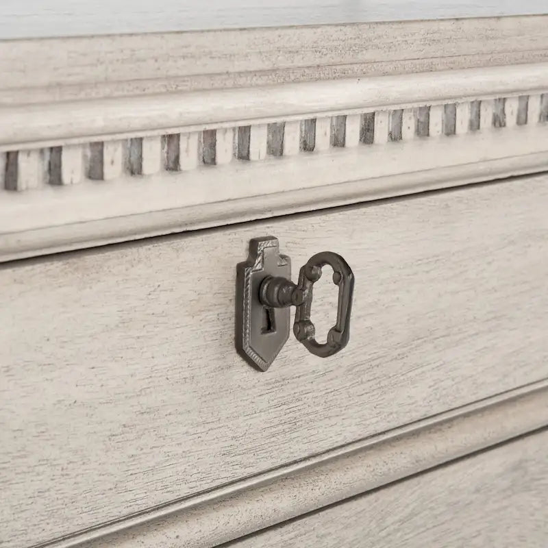 Table de chevet en bois à 3 tiroirs Couture Farzaneh