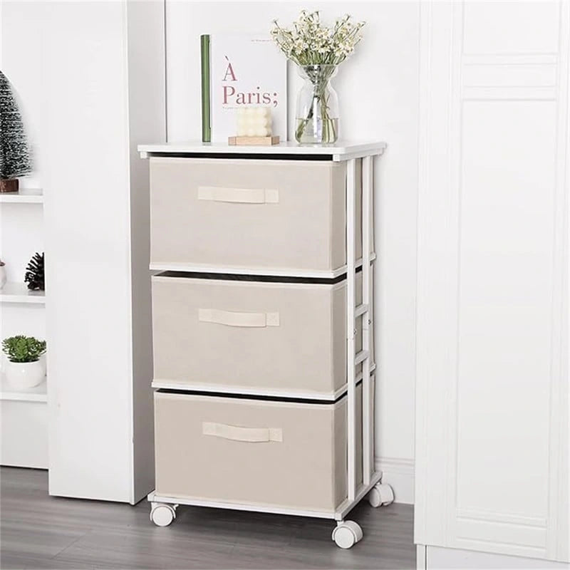 Meuble de rangement en tissu pour tiroirs de commode