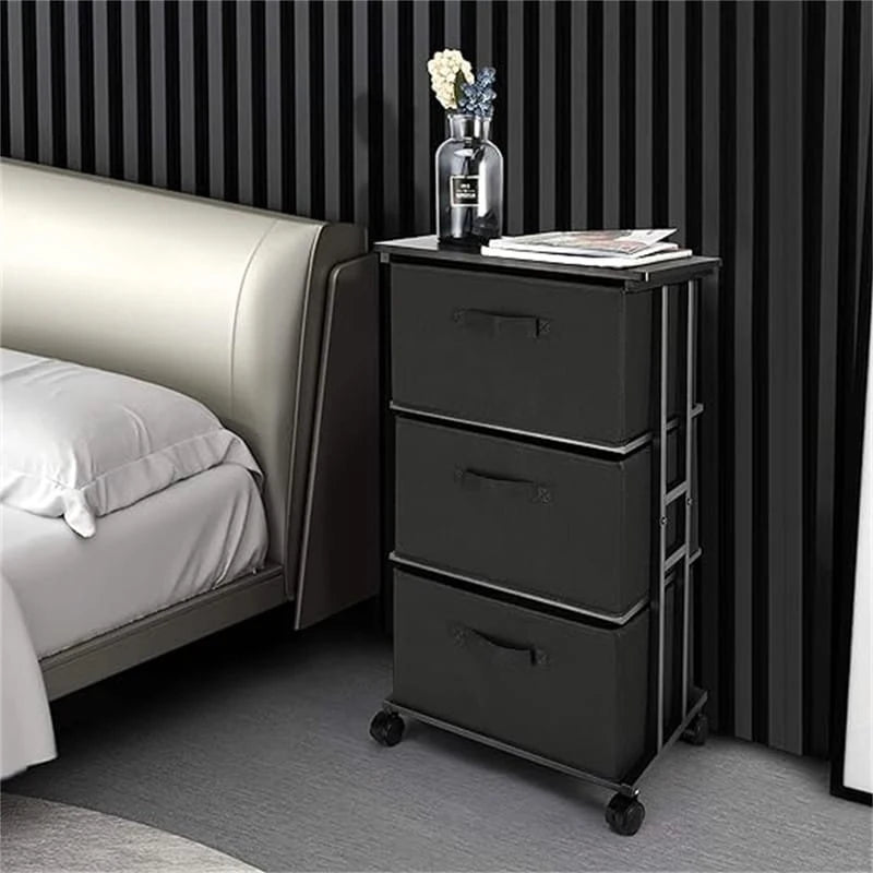 Meuble de rangement en tissu pour tiroirs de commode