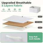 7 espaces de rangement, casiers de garde-robe assemblés, casiers de mobilier de chambre à coucher