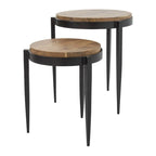 Chaise de salle à manger Larkin à dossier arrondi - 22,25L x 24,5P x 34,6H