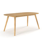 Connor - Table à manger rectangulaire au fini naturel
